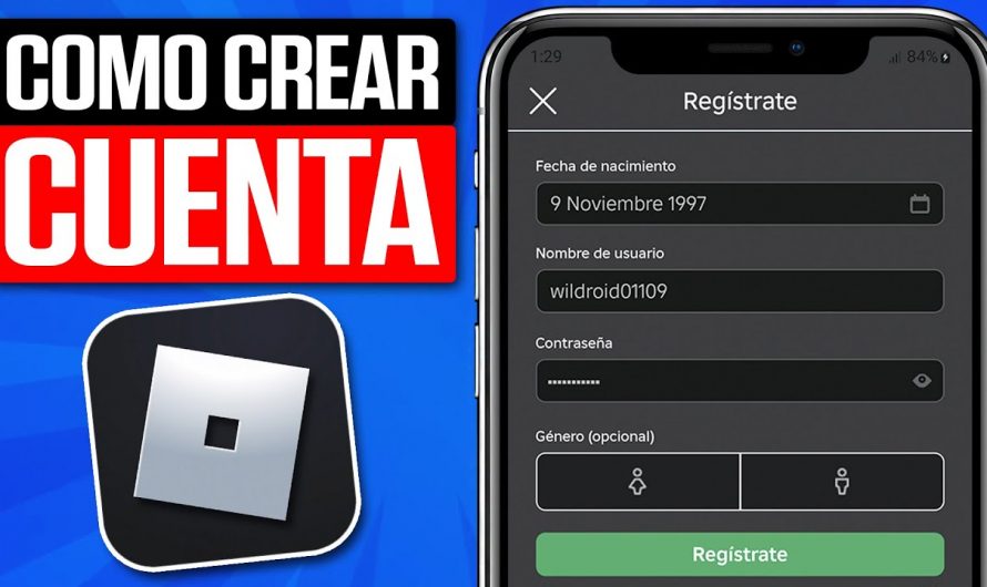 Cómo crear una cuenta en Roblox paso a paso